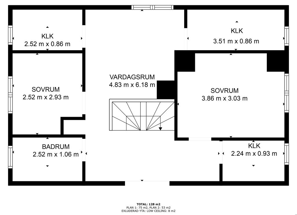 Ovanplan med mått