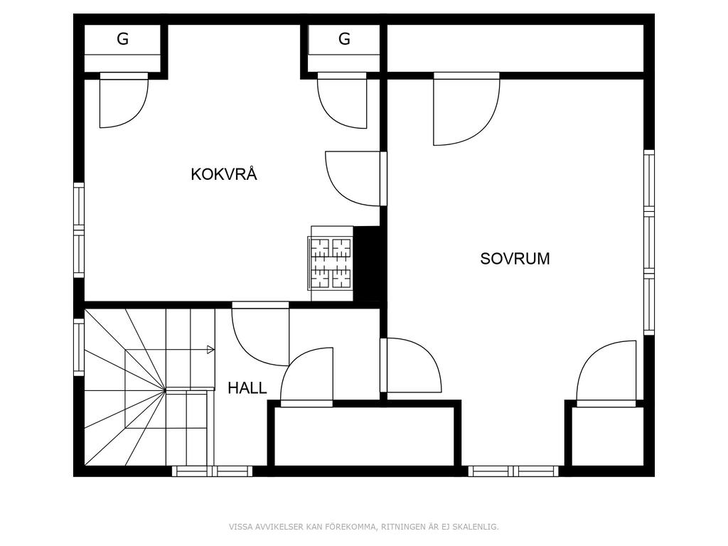 Planlösning övre plan