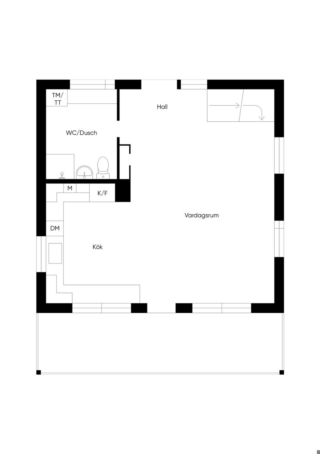Planritning entréplan