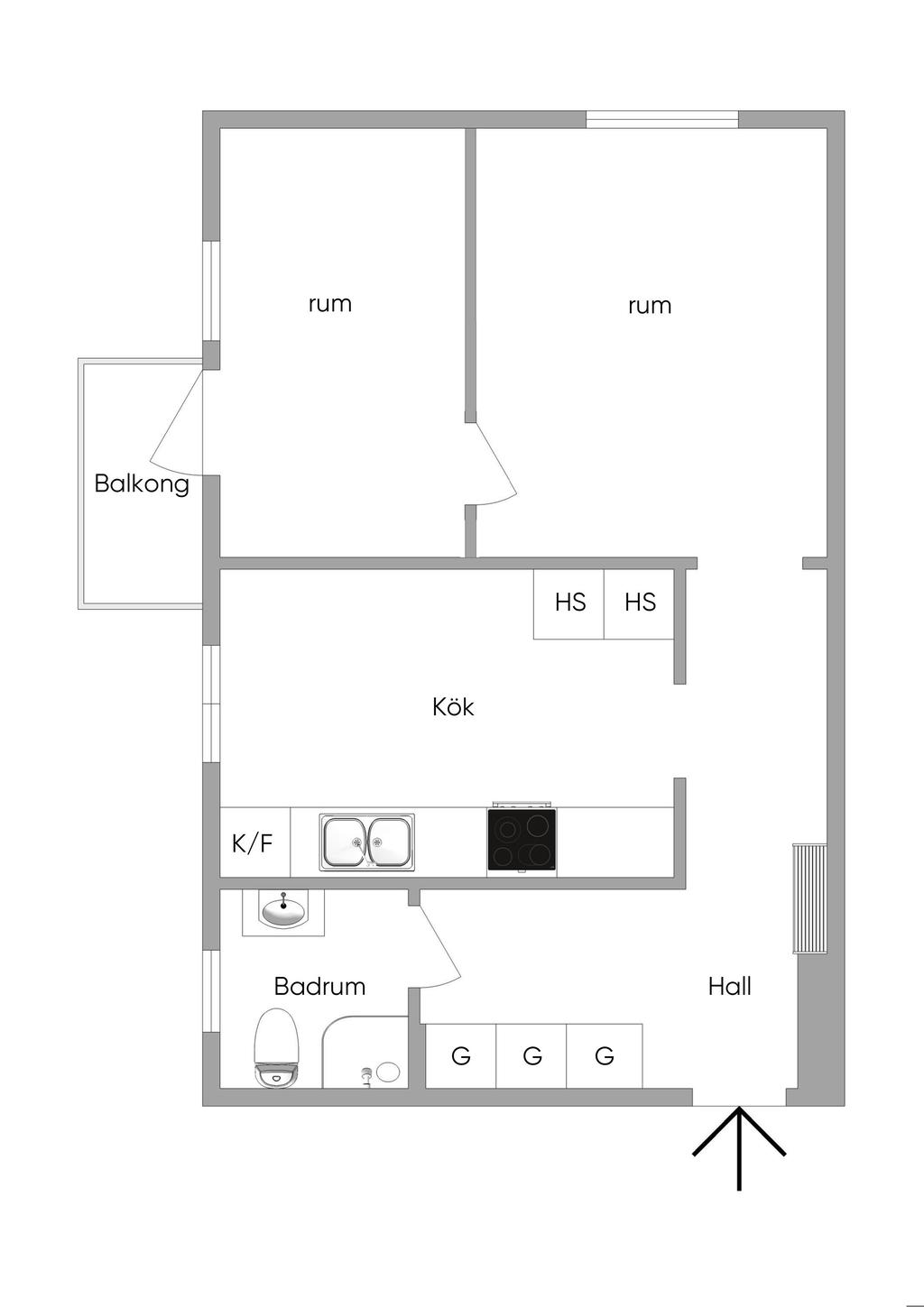 Alternativ planlösning