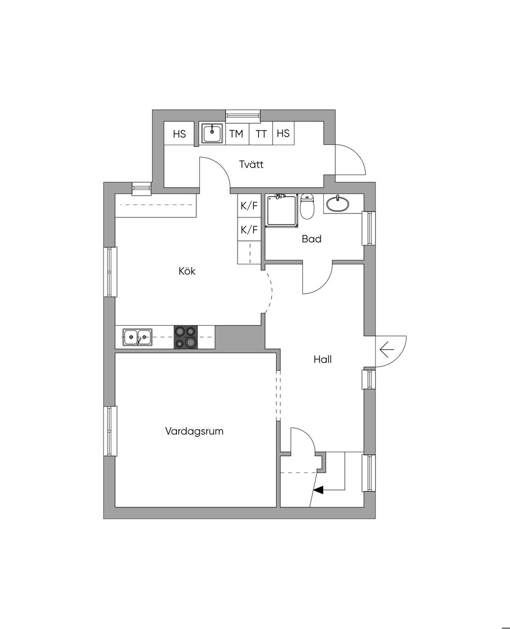 Planlösning Entréplan