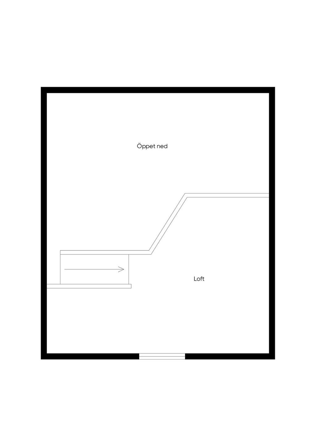 Planlösning - Loft