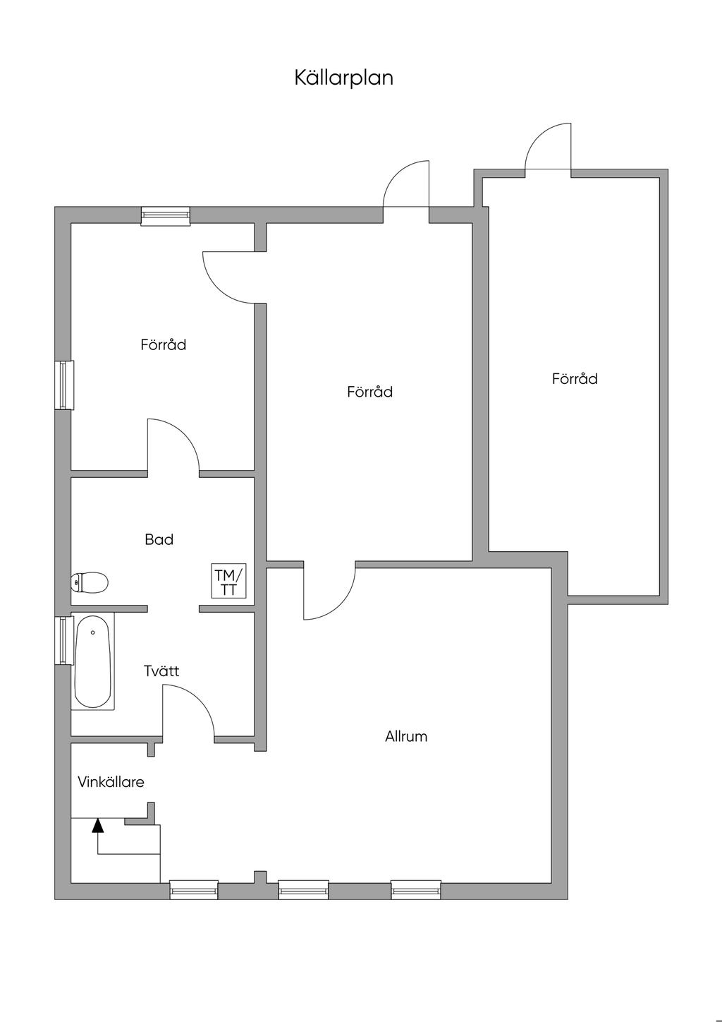 Planlösning Källare
