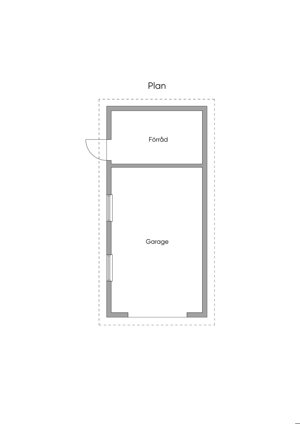 Planlösning Garage