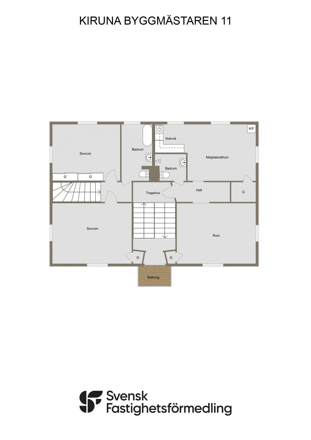 Planlösning övre plan