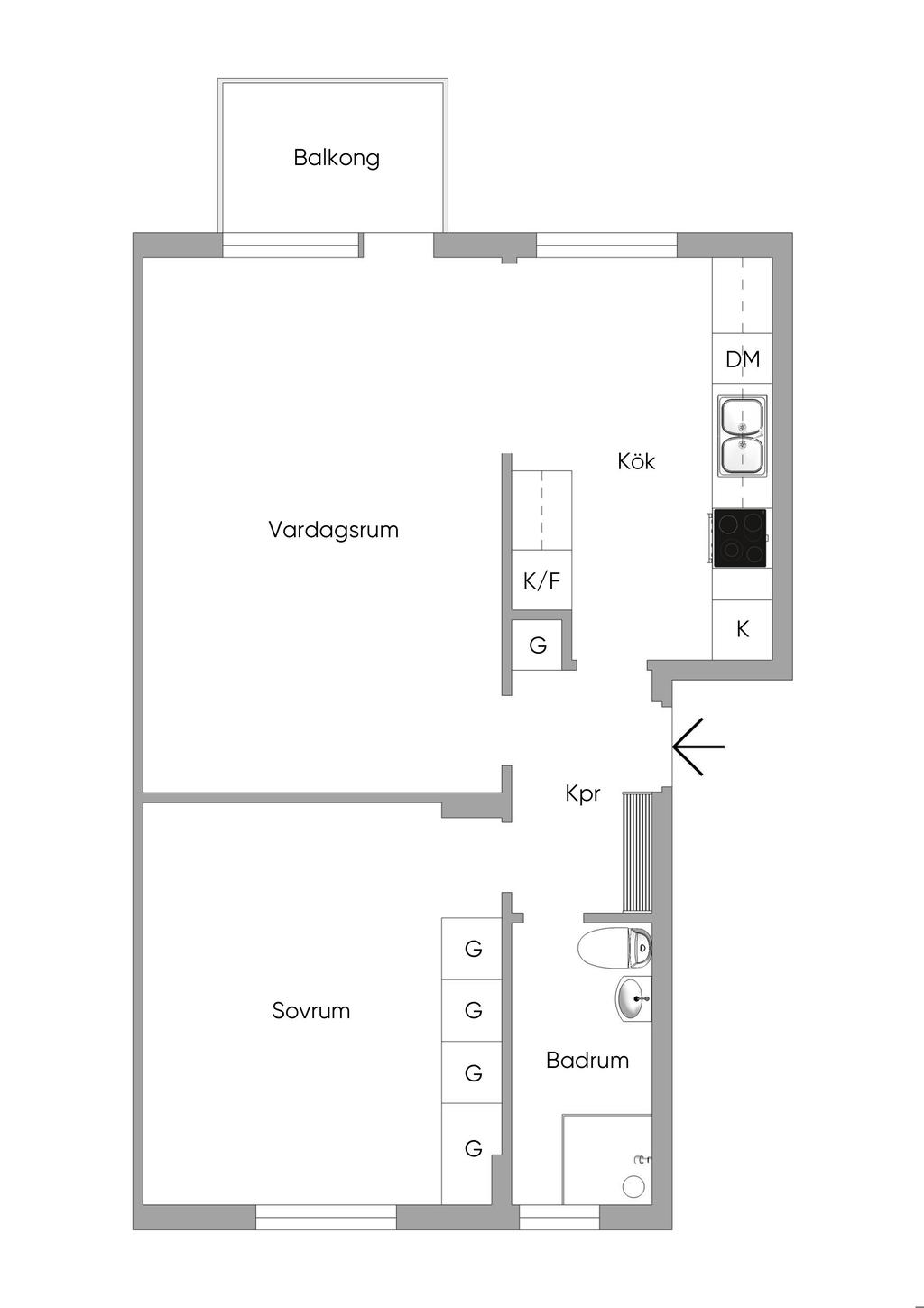 Alternativ planlösning