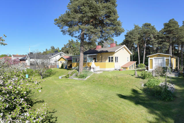 Bästa solläge med eftermiddags- och kvällssol