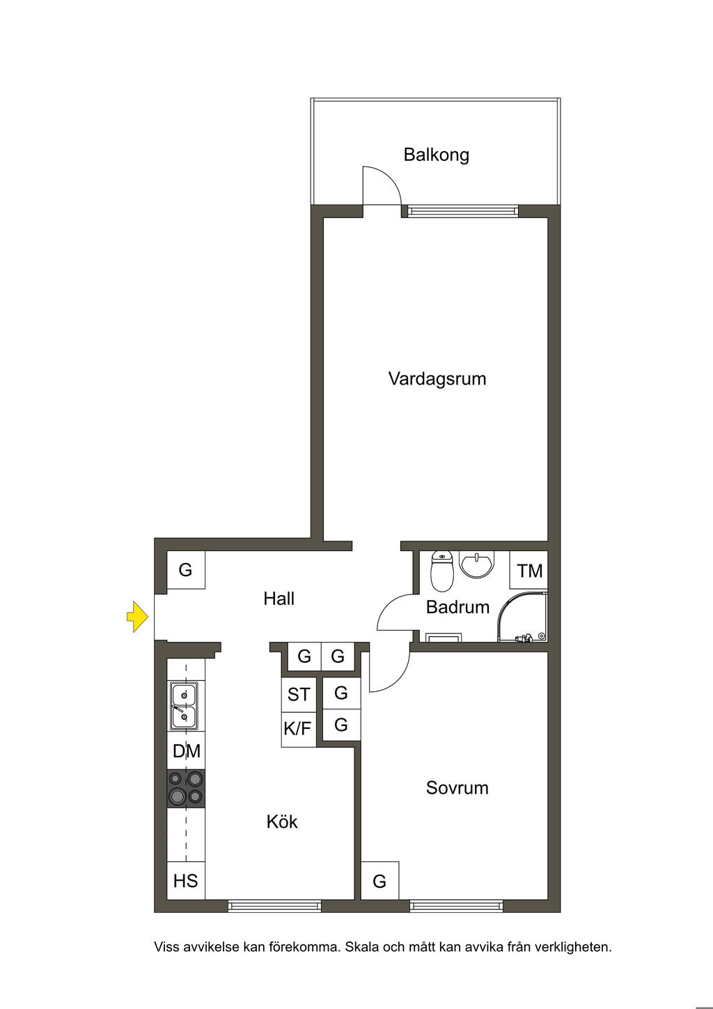Planlösning.