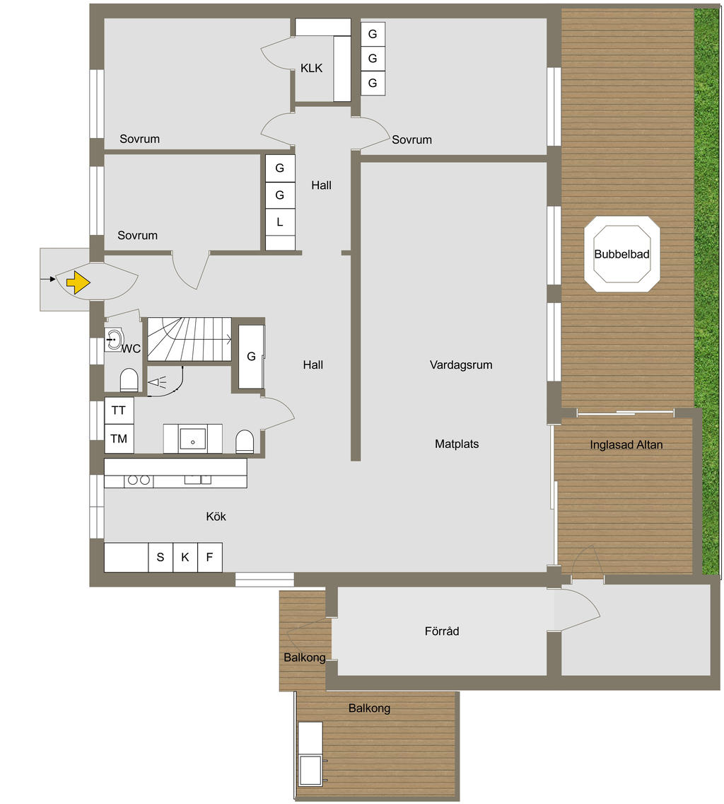 Alternativ planlösning