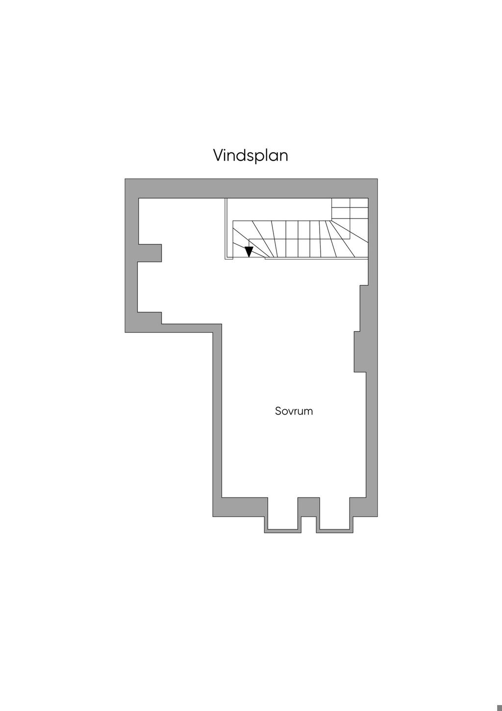 Planlösning: Övreplan