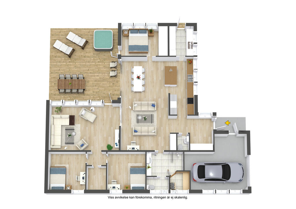 Planlösning bostadshus