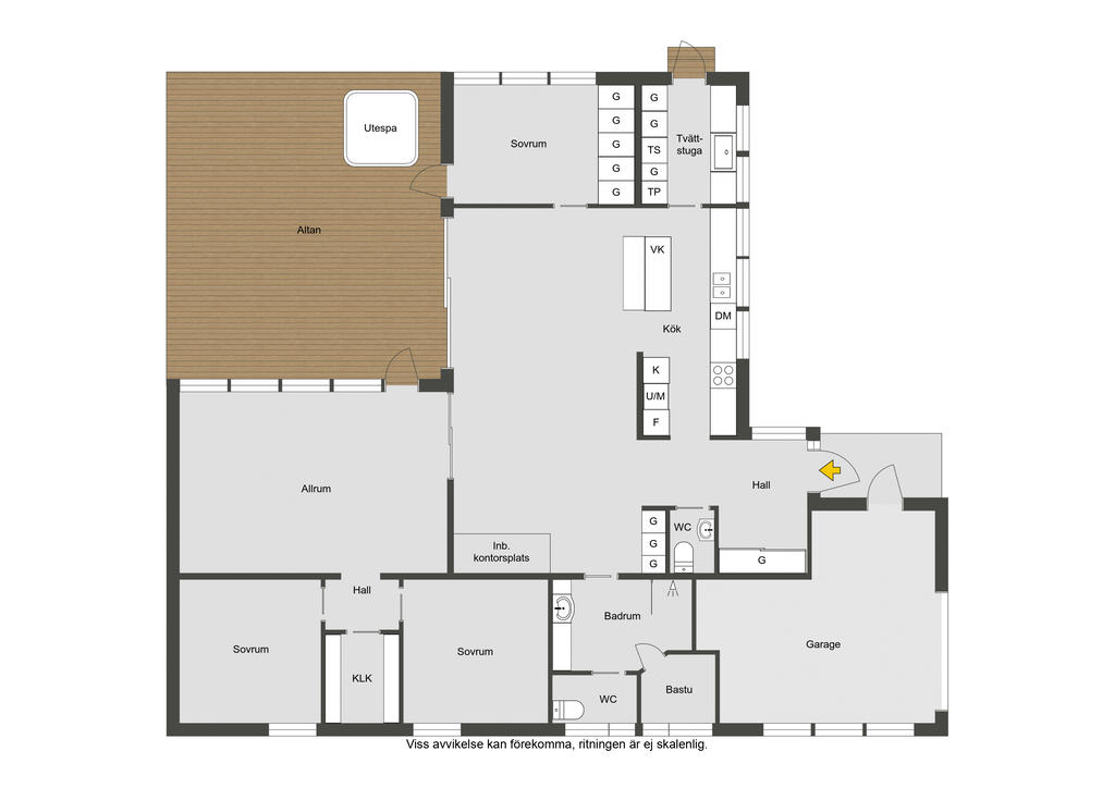 Planlösning bostadshus