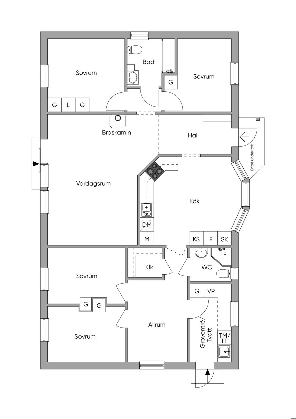 Planlösning 2D