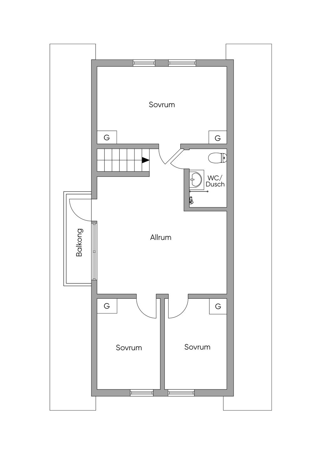 Övre plan