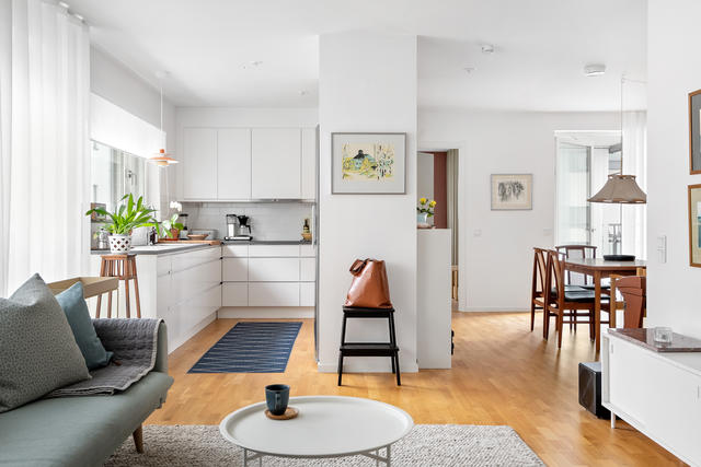 Öppen härlig planlösning