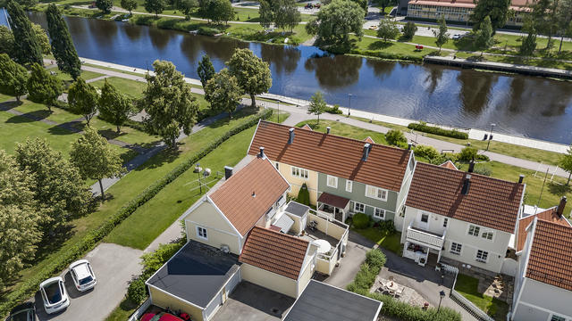 Trevligt område intill Arbogaån