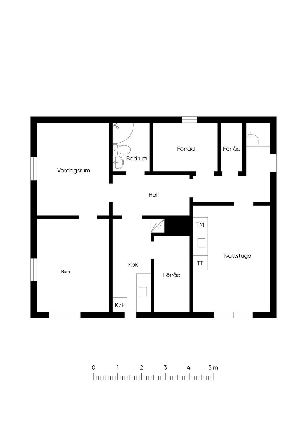Planlösning källarplan