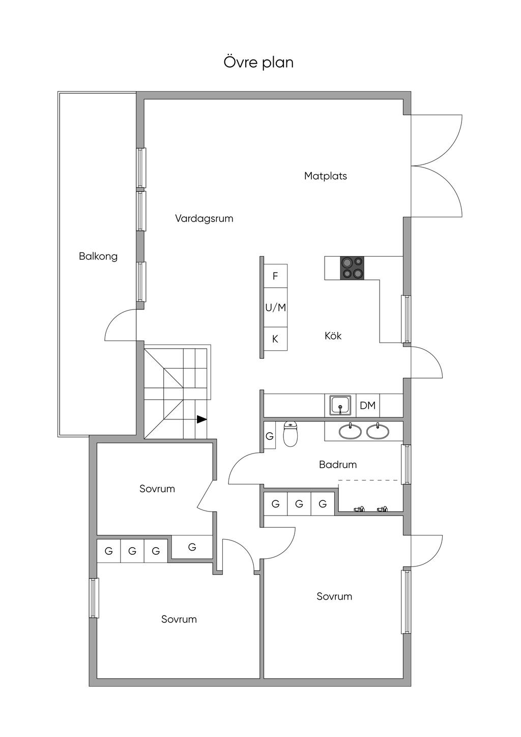 Övre plan