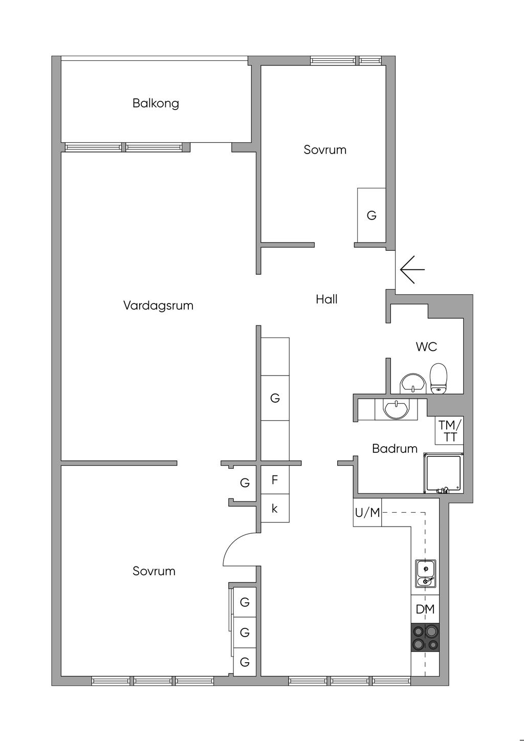 Alternativ planlösning