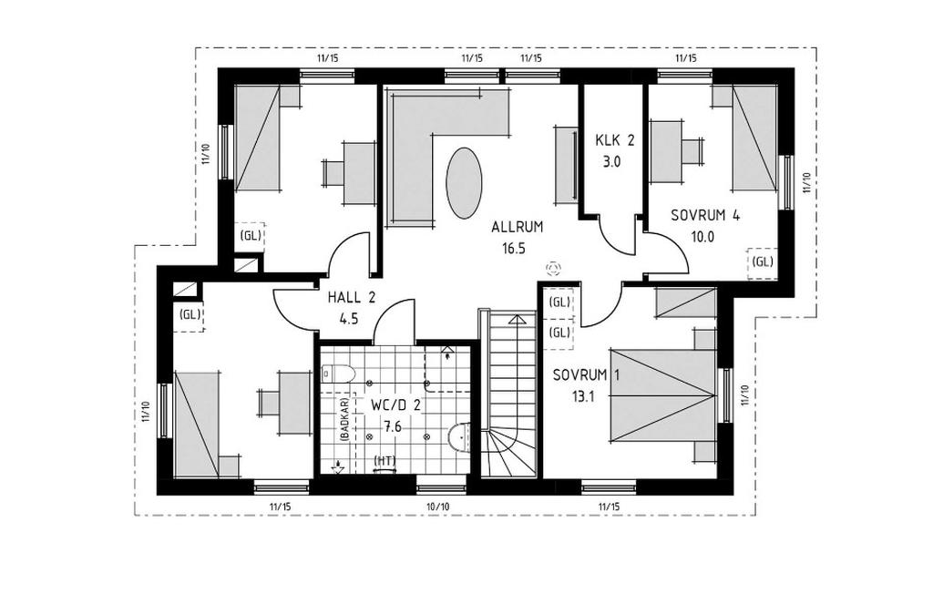 Övre plan