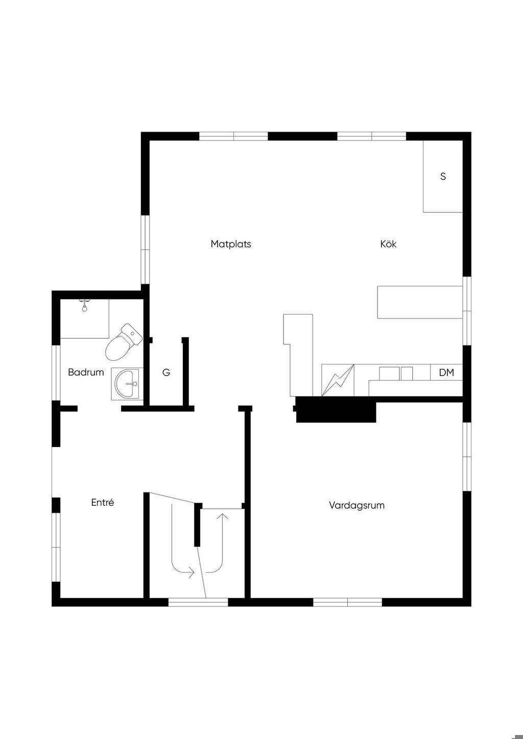 Planlösning - Entréplan