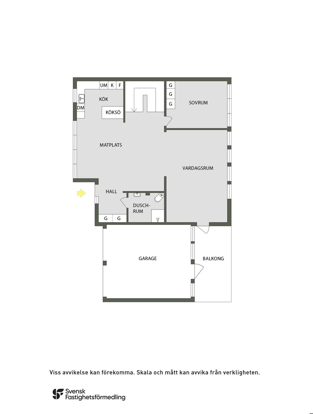 Planlösning entréplan