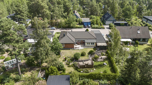 Insynsskyddad trädgårdstomt