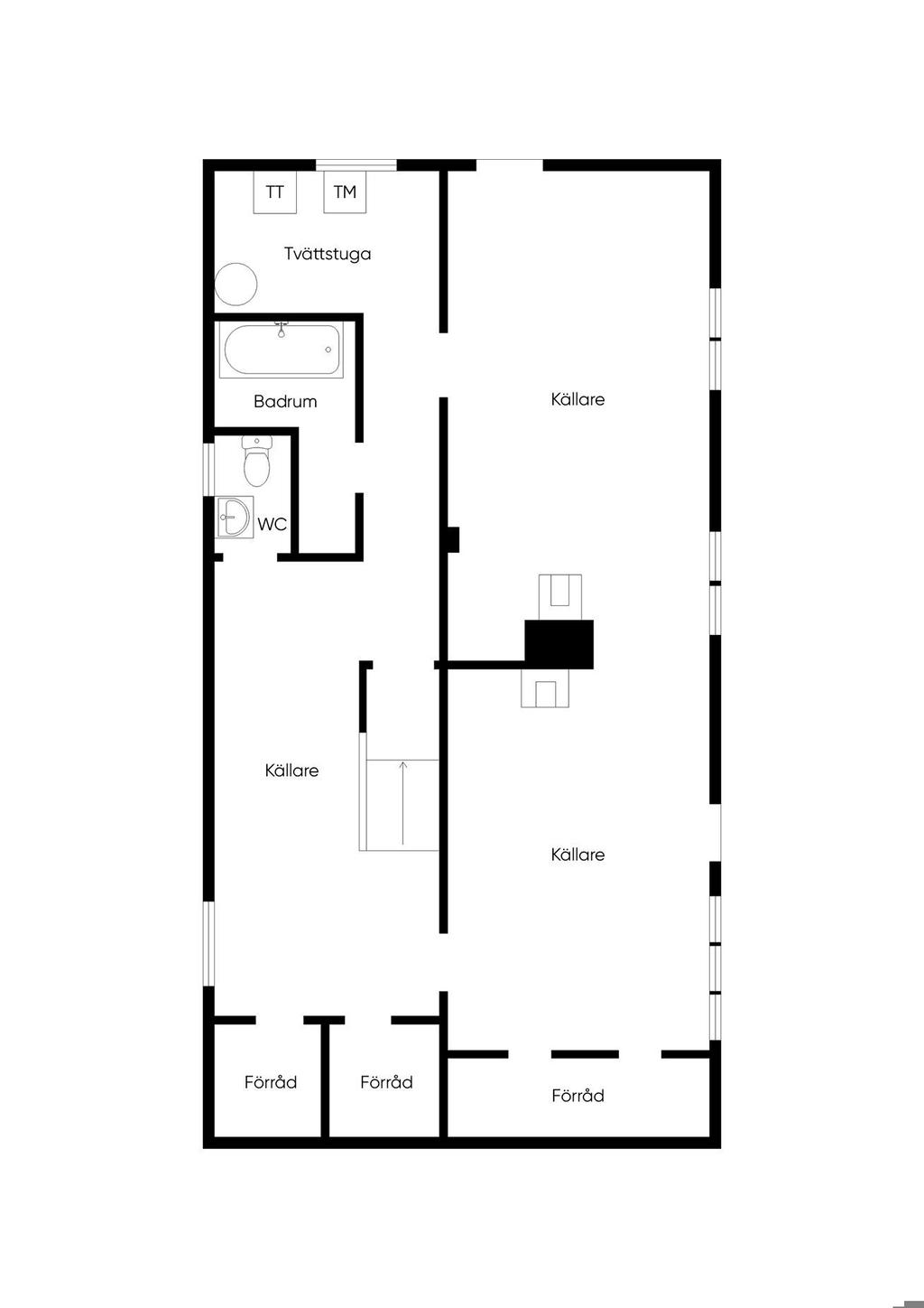 Planlösning - Suterrängplan