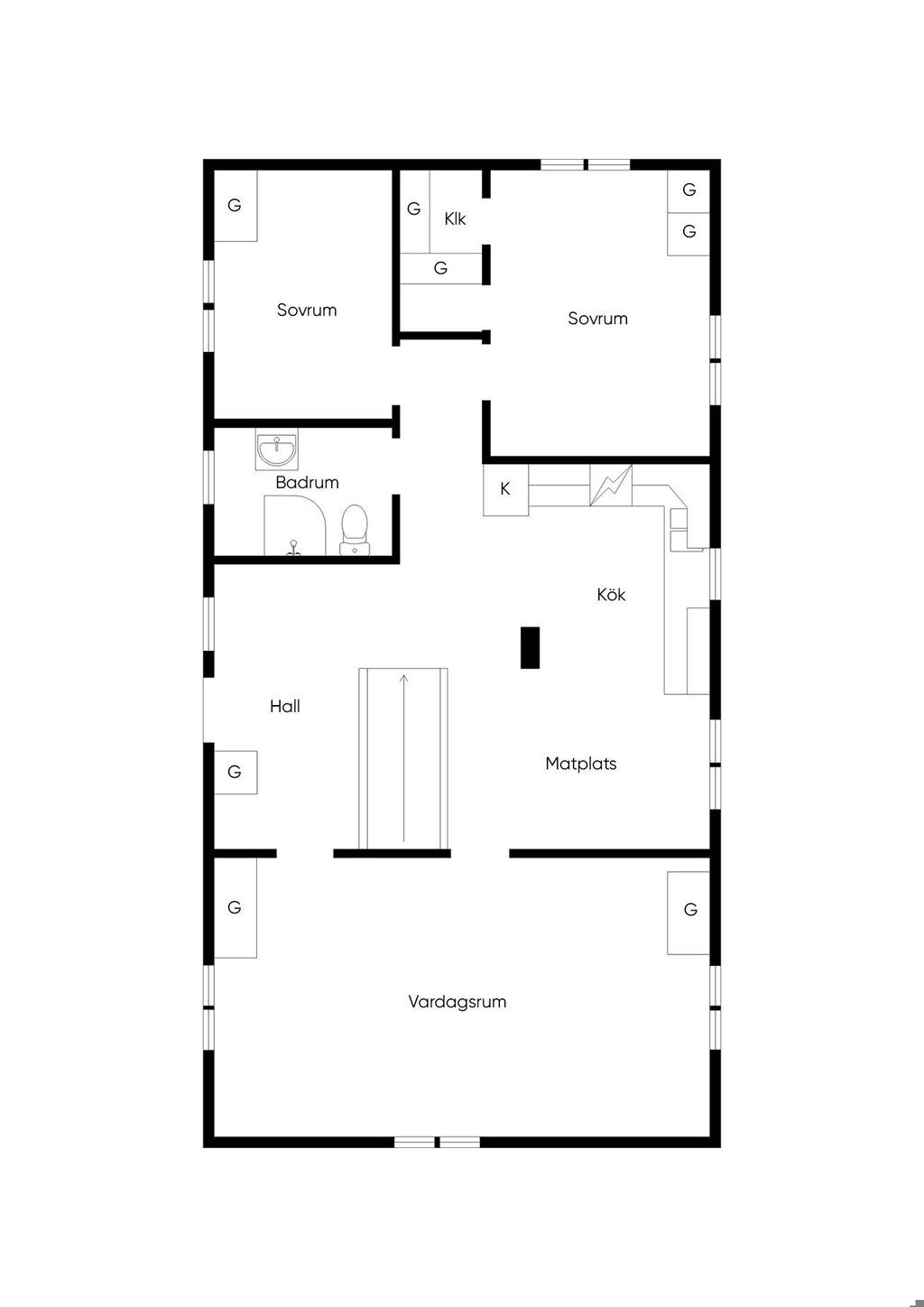 Planlösning - Entréplan