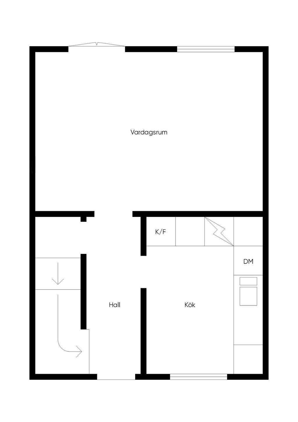 Planlösning entreplan