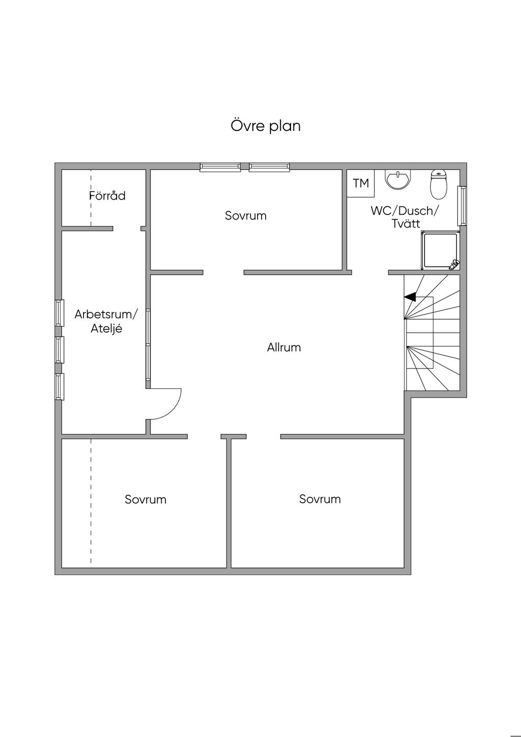 Övre plan