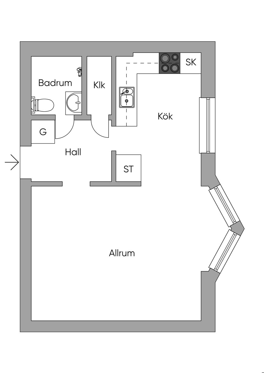 Alternativ planlösning