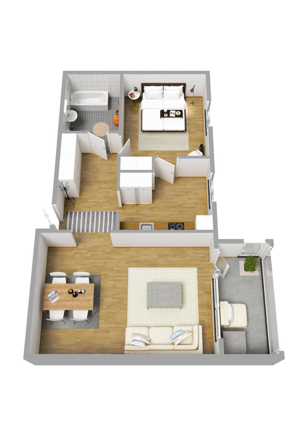 Planlösning 3D