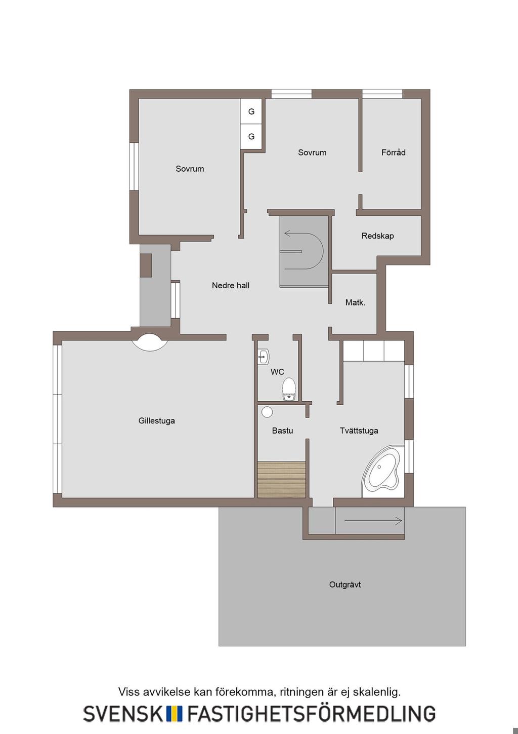Souterängplan