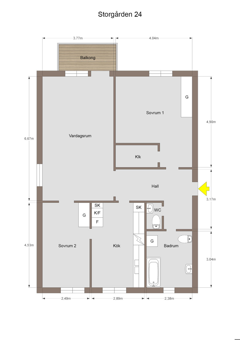 Planlösning