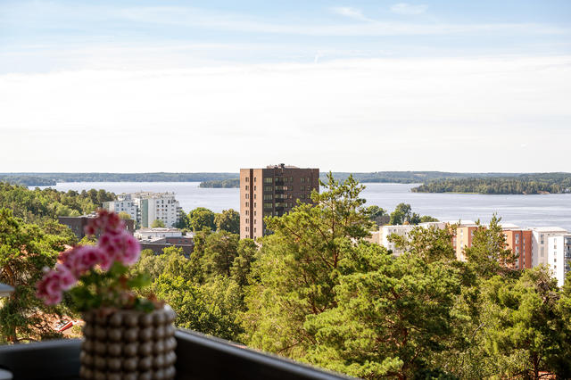 Utsikt från balkong