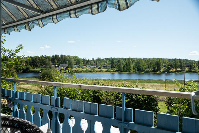 Utsikt från balkong