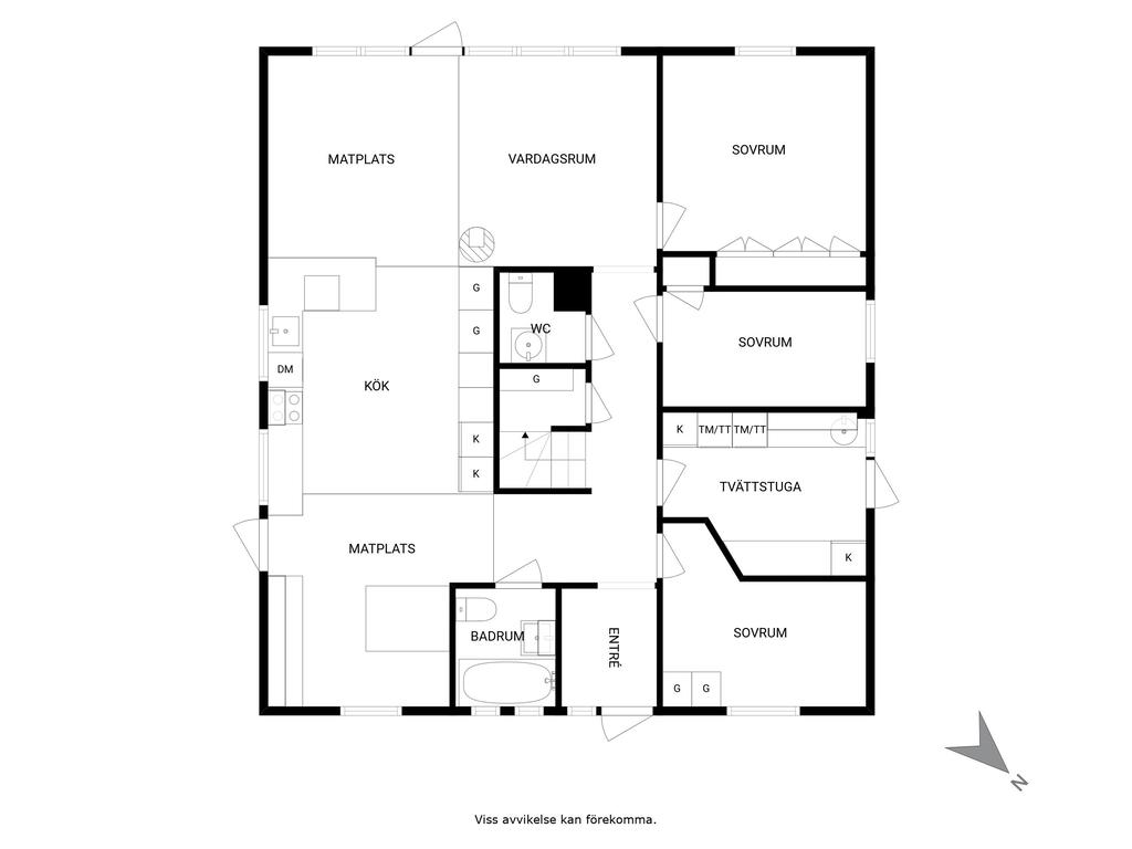 Planlösning entréplan