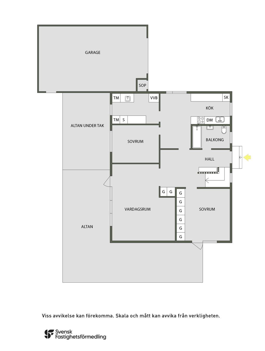 Planlösning entréplan