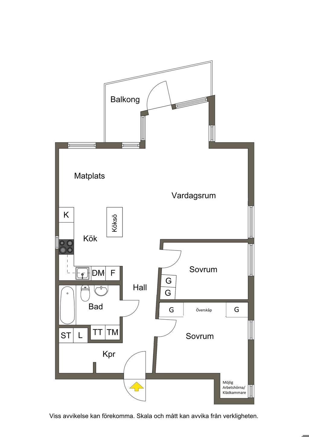 Nuvarande planlösning