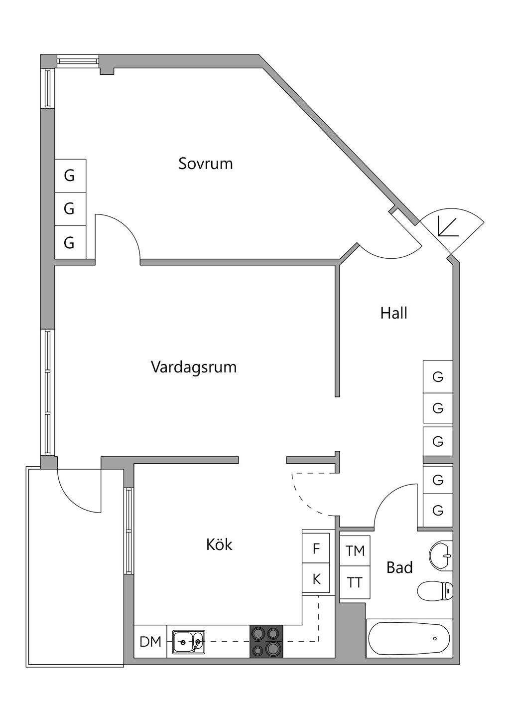 Nuvarande planlösning