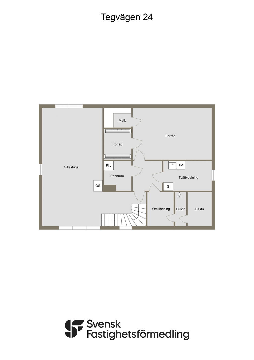 Planlösning källarplan