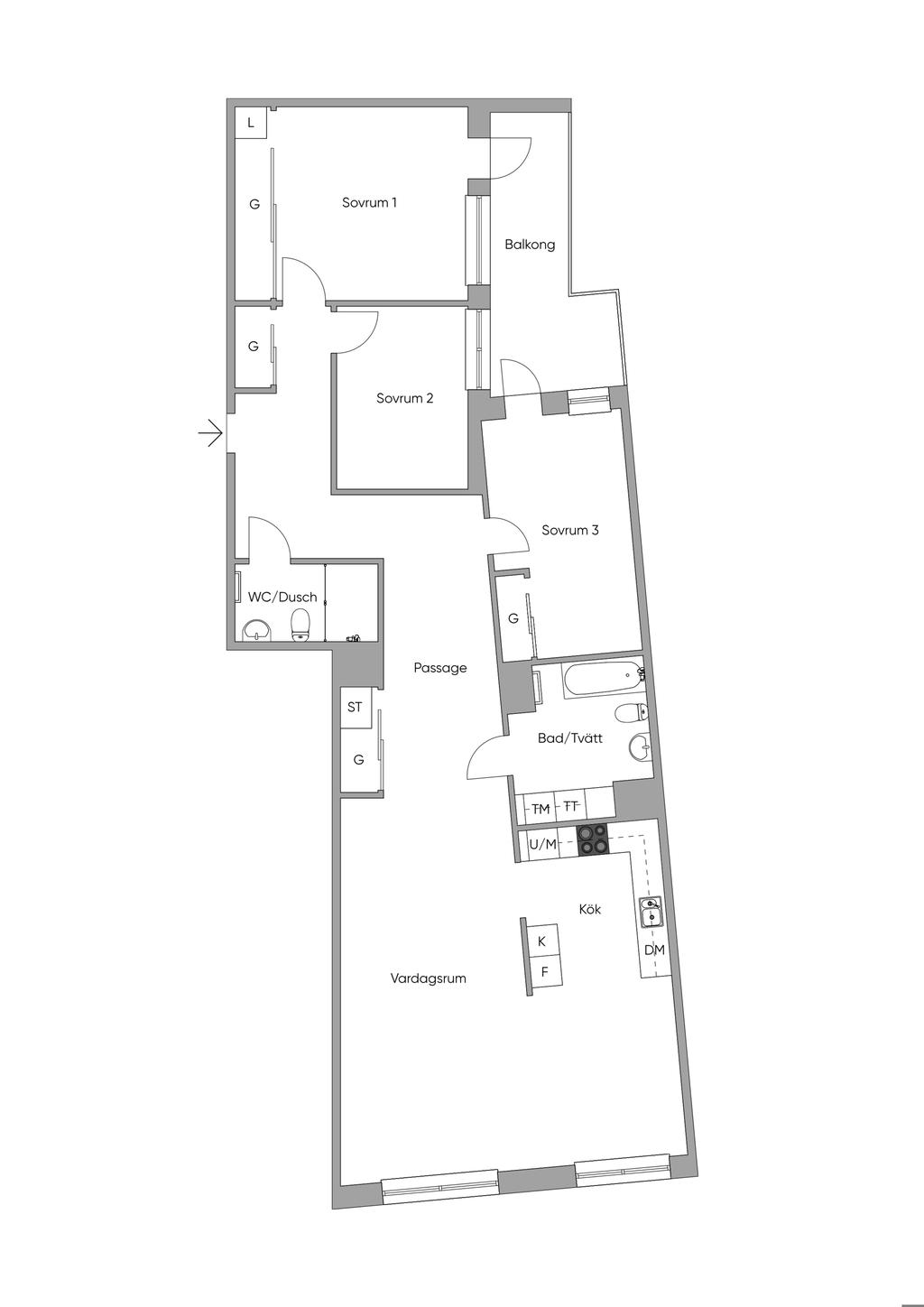 Original planlösning