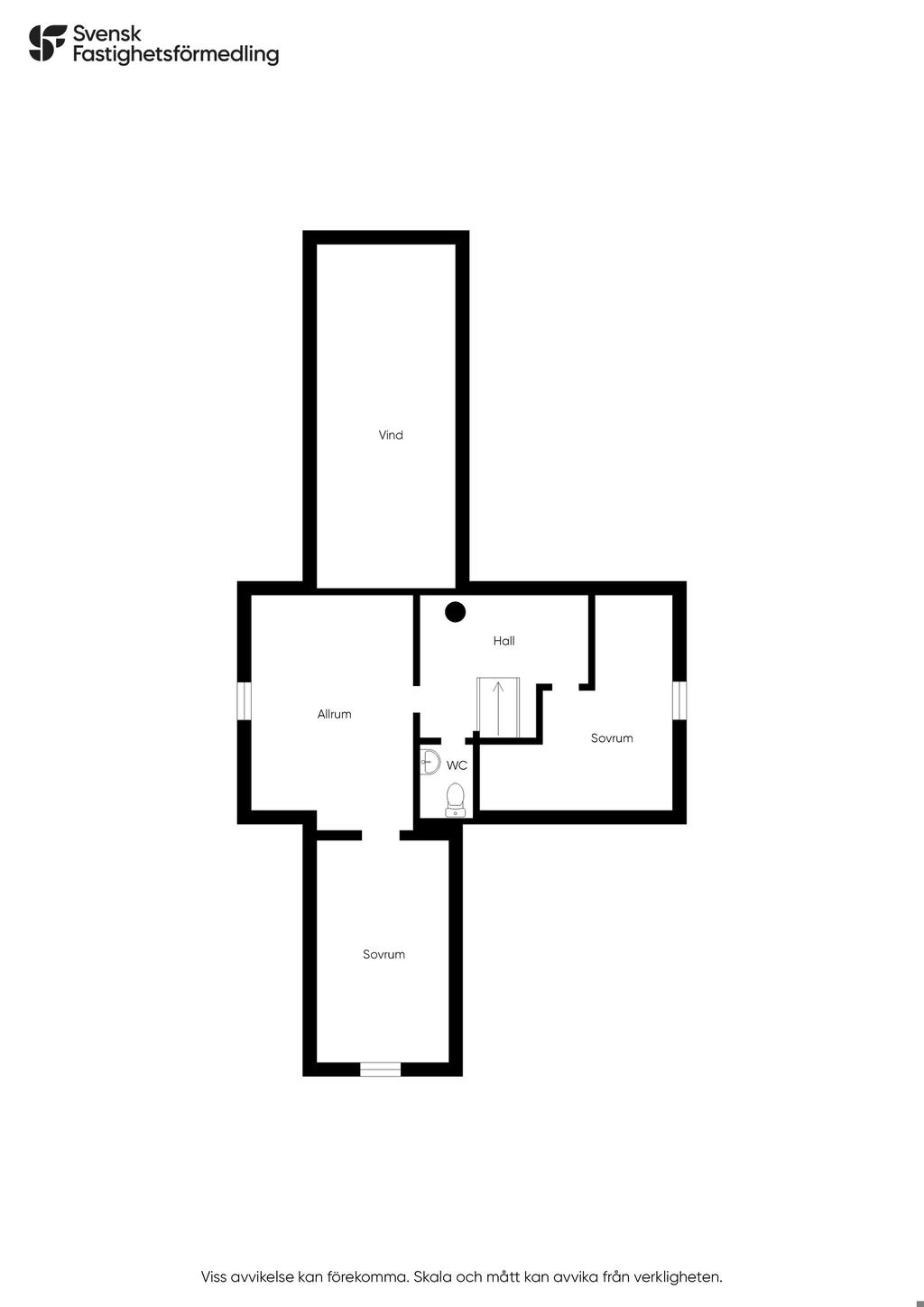 Bostadshus övreplan