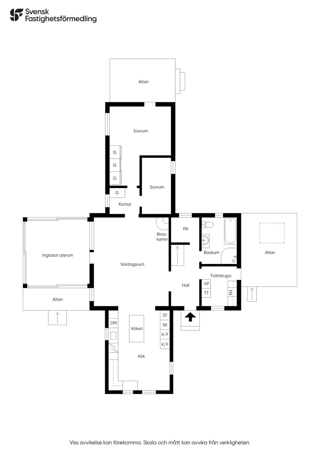 Bostadshus Entréplan