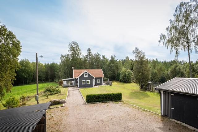 Bostadshuset har byggår 2013 och utbyggt 2017
