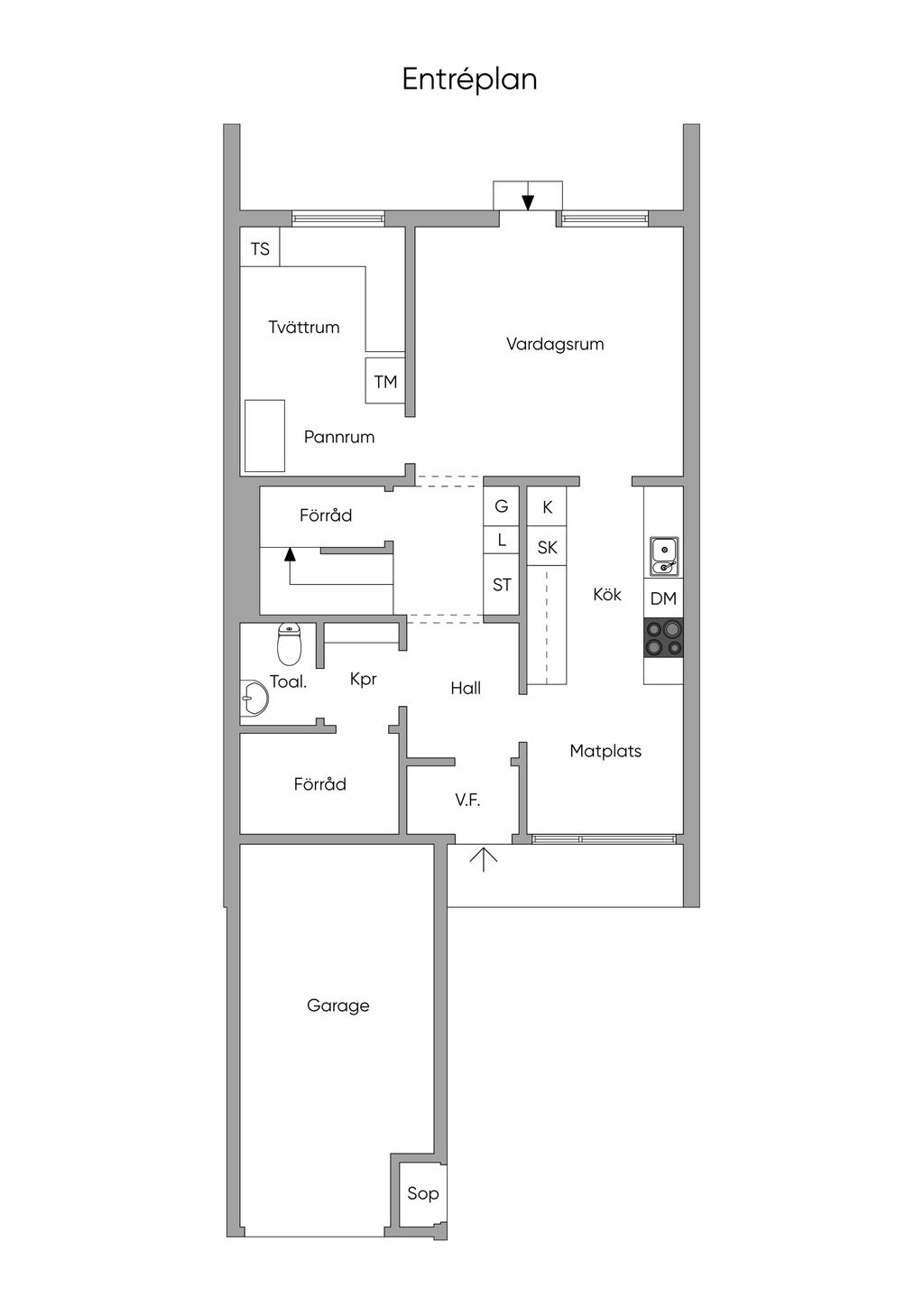 Planskiss, Entréplan 2D