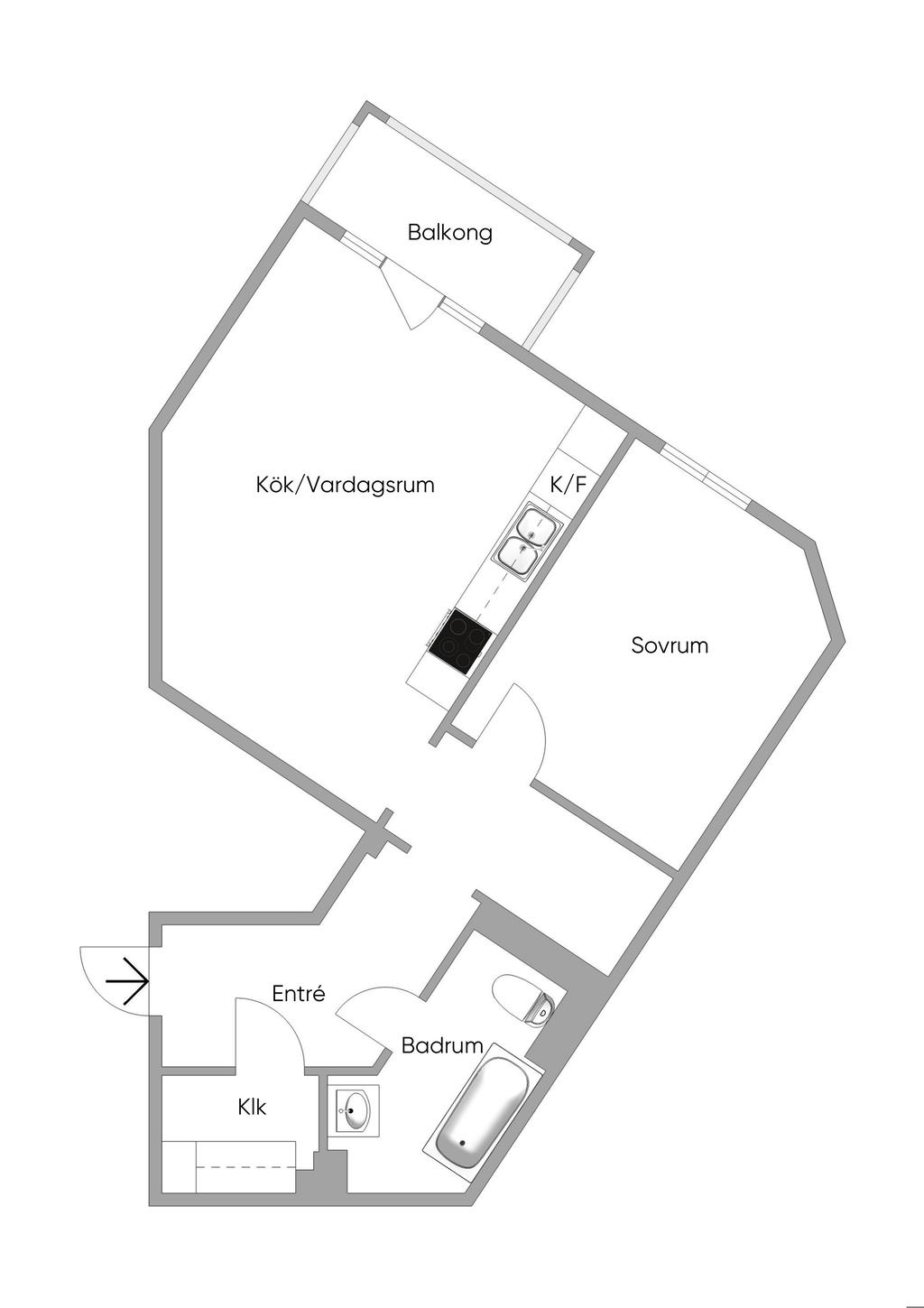 Alternativ planlösning