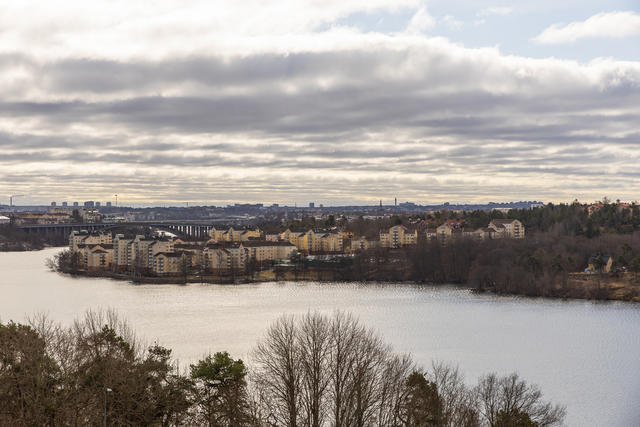 Utsikt från balkongen