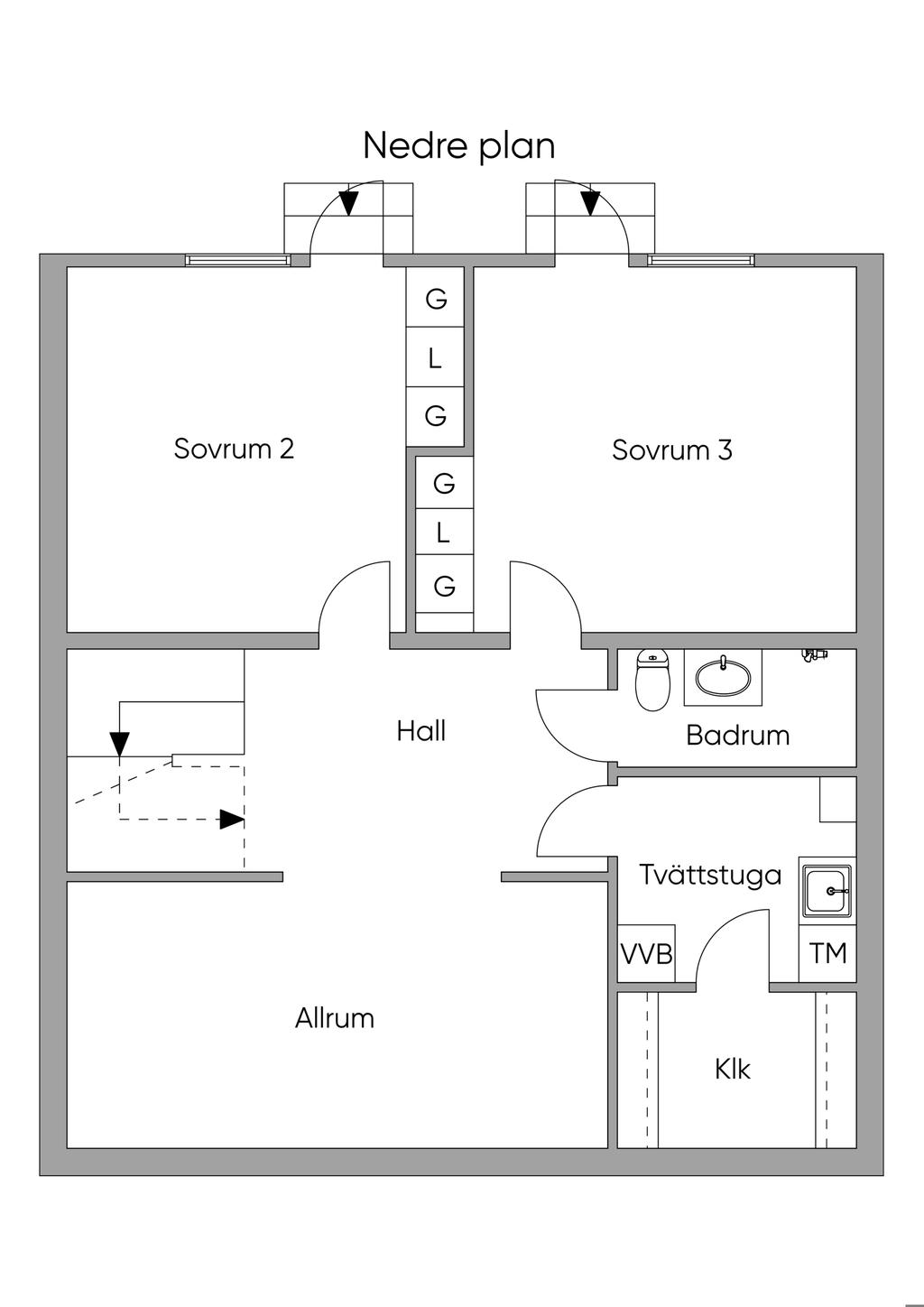 Nedre plan